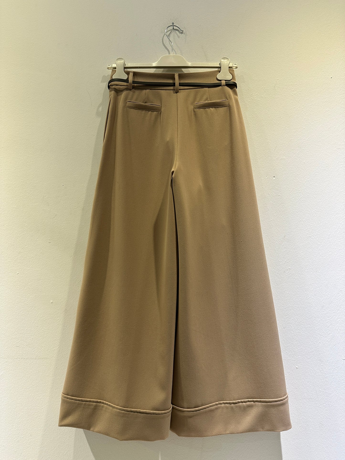 ALESSIA SANTI - Pantalone con cintura, Beige