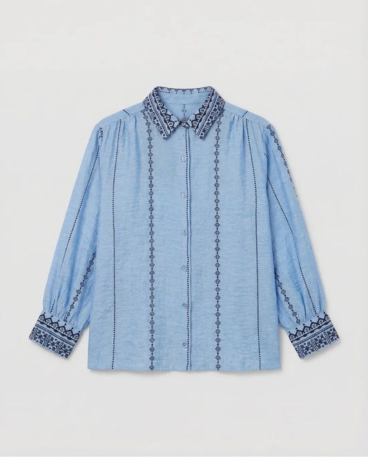 SURKANA - Camicia maniche larghe, Blu