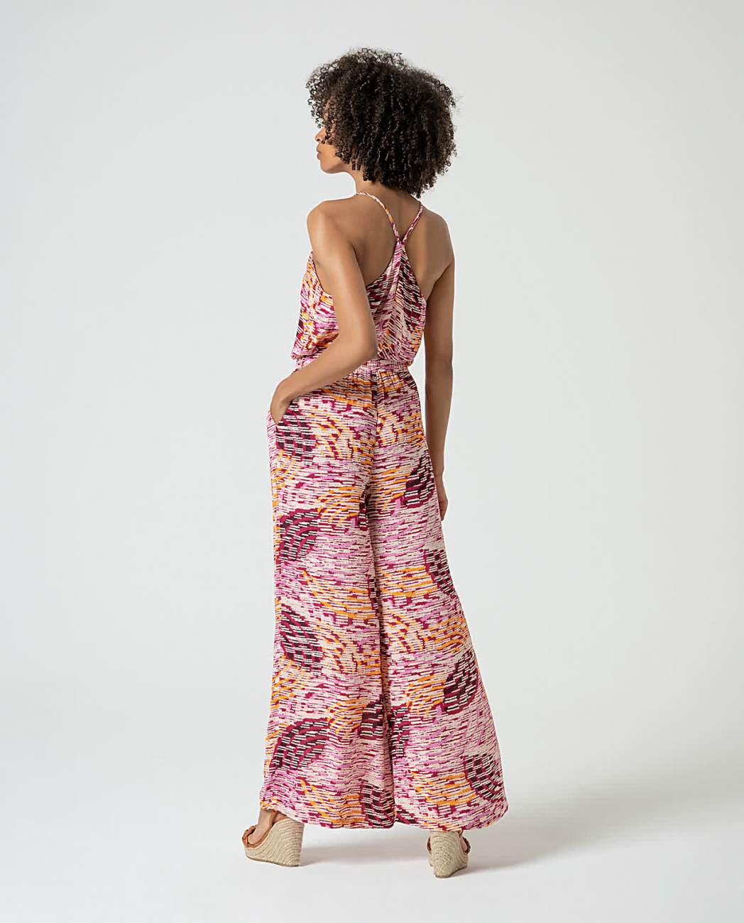 SURKANA - Pantalone fantasia, Rosa