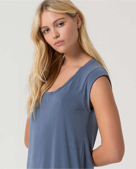 SURKANA - Abito lungo elasticizzato, Indigo