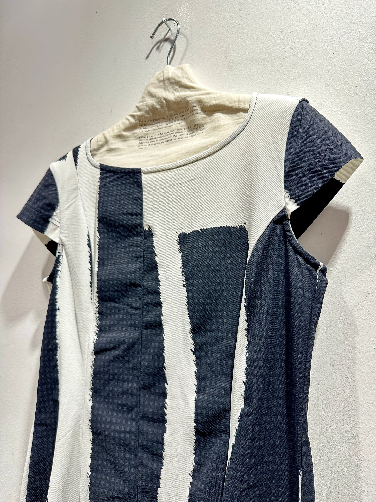 RUNDHOLZ - Abito linee, Black Print