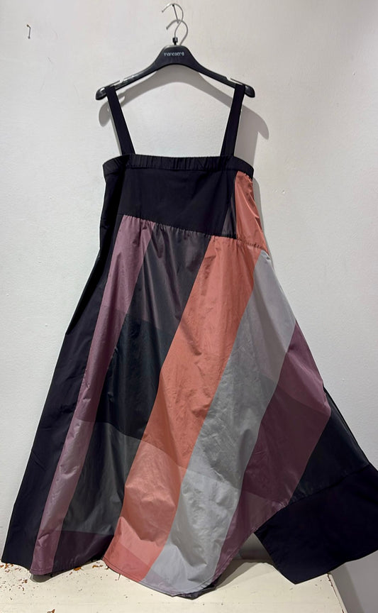 MANESERA - Abito in taffetà, Vino