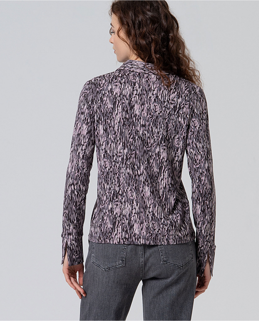 SURKANA - Camicia stampa fantasia, Grigio