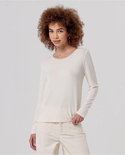 SURKANA - T-shirt a girocollo in bambù
