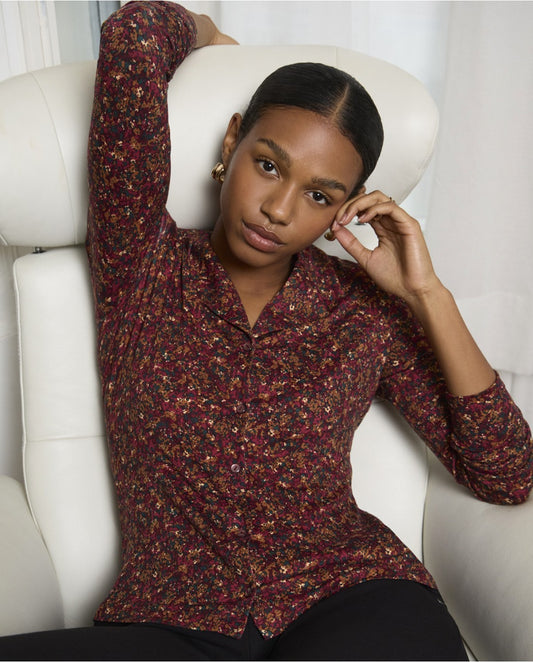 SURKANA - Camicia stampata, Mattone