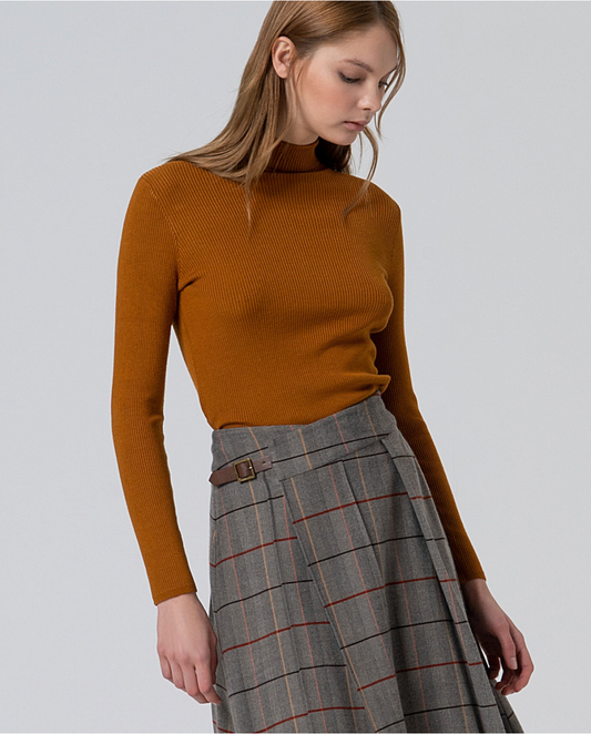 SURKANA - Gonna incrocio a quadri, Grigio