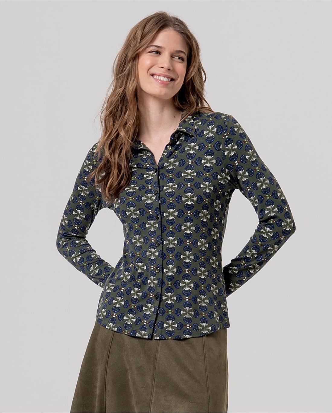 SURKANA - Camicia Kaki