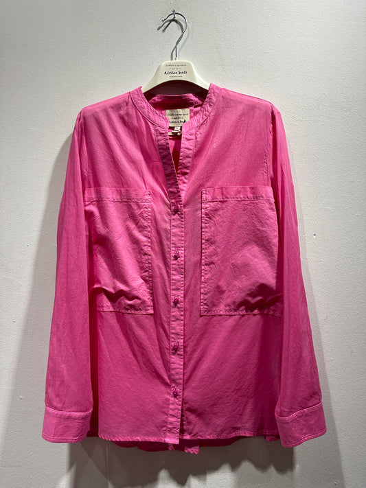 ALESSIA SANTI - Camicia con tasche applicate, Fucsia