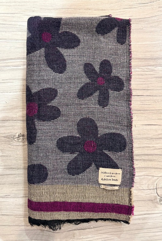ALESSIA SANTI - Sciarpa rettangolare, Viola