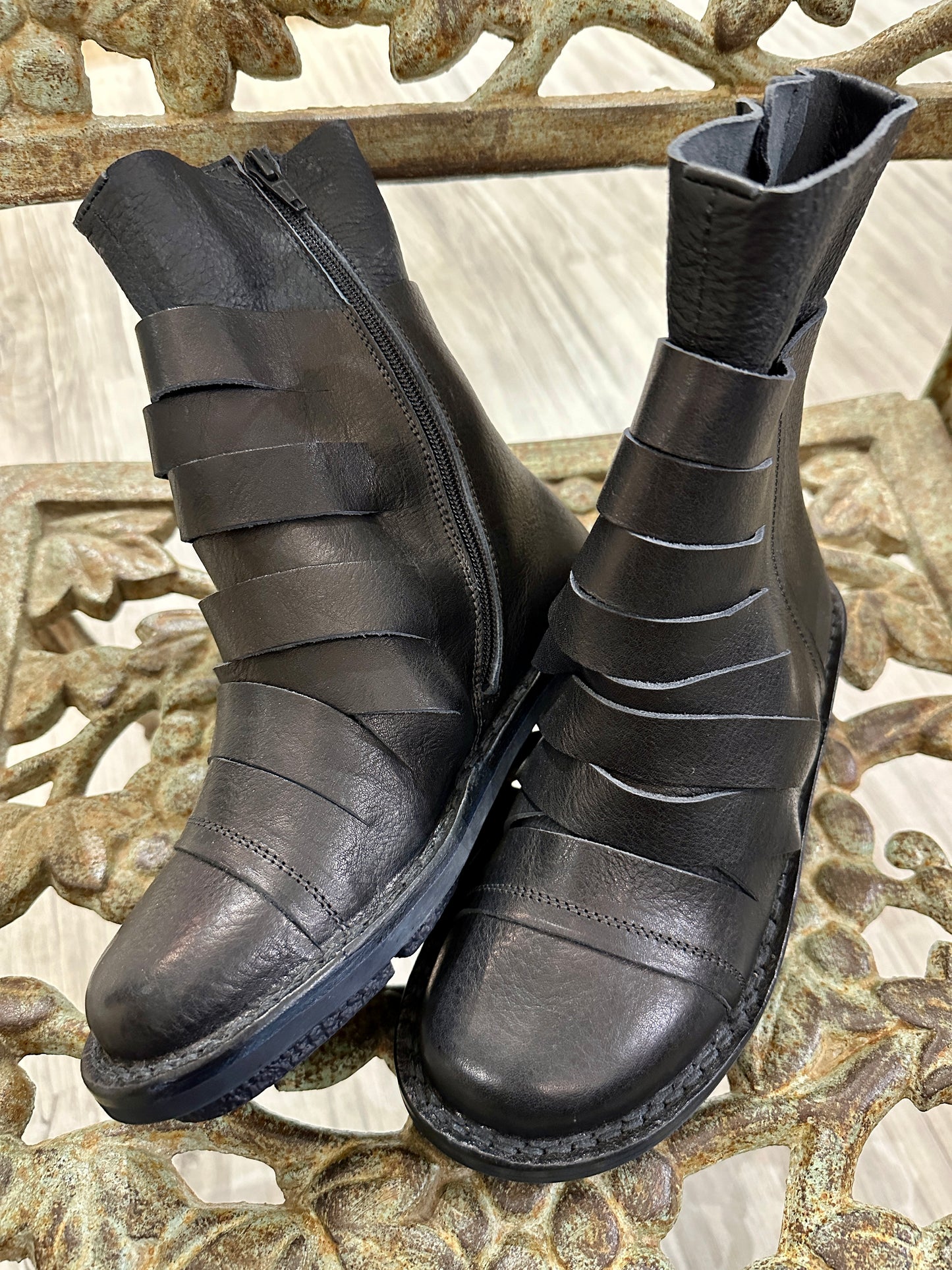 TRIPPEN - Stivaletto Cut-Hi Blu Navy