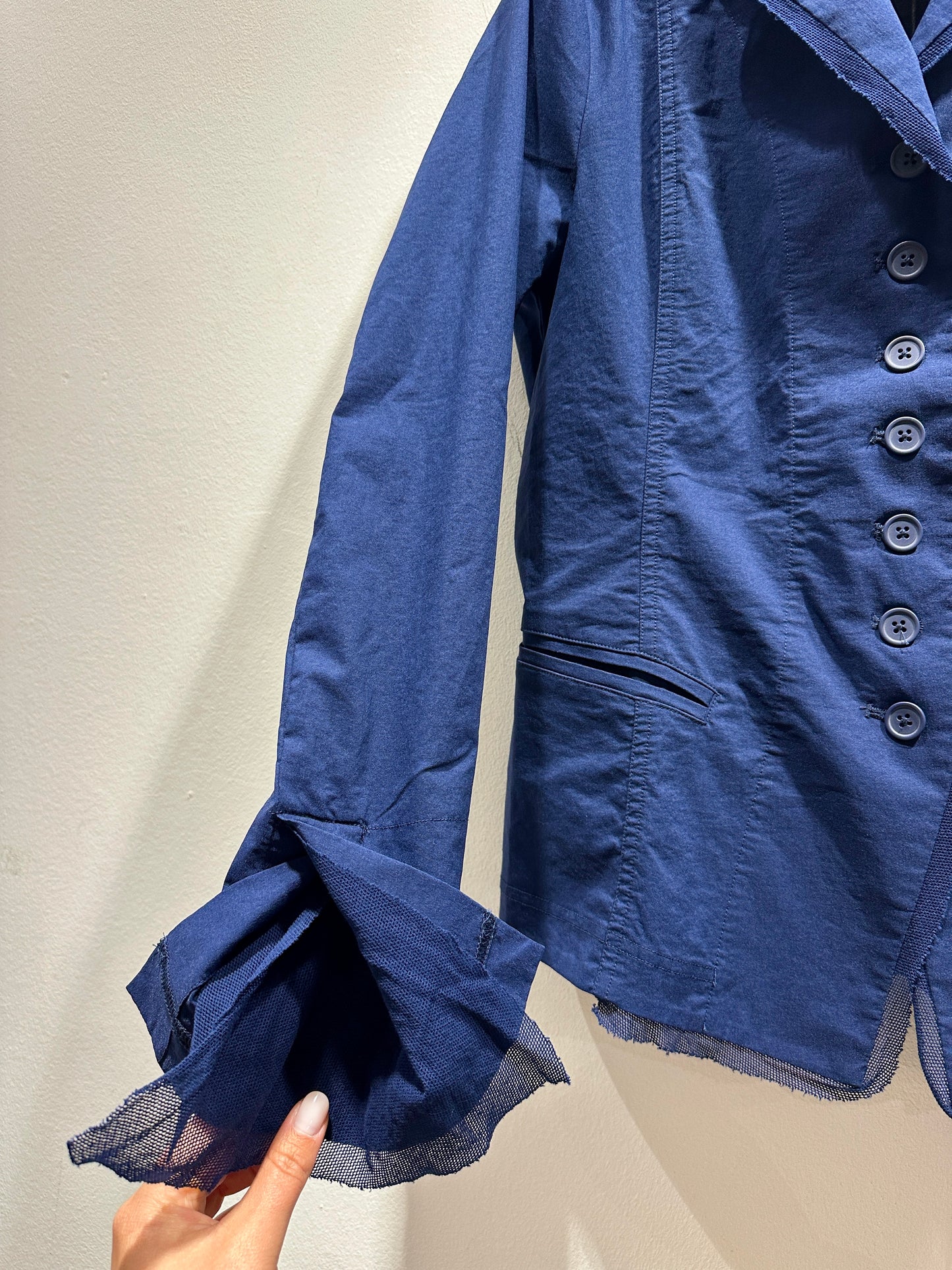 RUNDHOLZ - Giacca misto cotone, Navy