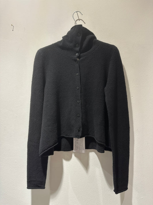 RUNDHOLZ - Cardigan misto cotone e lana, Black