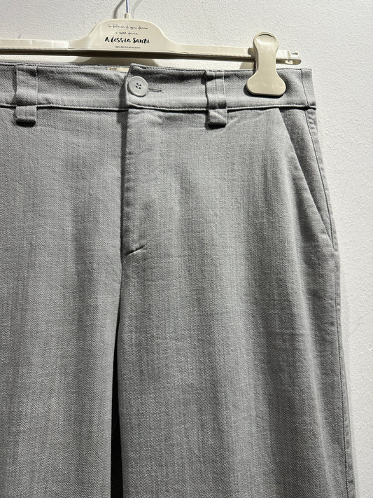 ALESSIA SANTI - Pantalone in cotone, Grigio