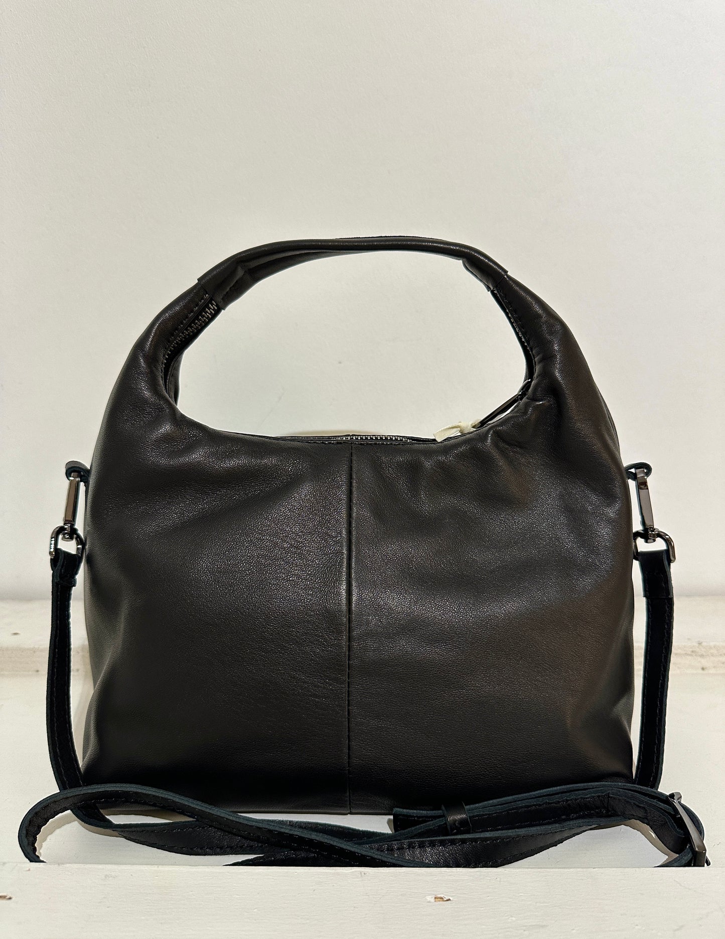 ALESSIA SANTI - Borsa a mano in pelle, Nero