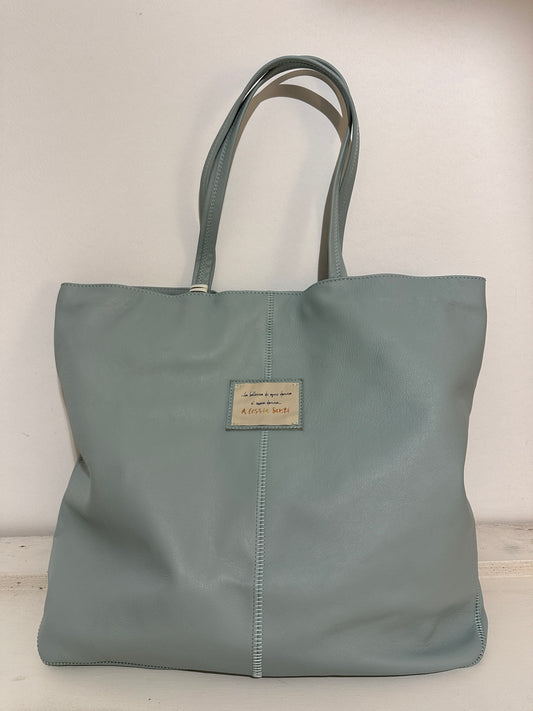 ALESSIA SANTI - Borsa Shopper in pelle, Carta da Zucchero