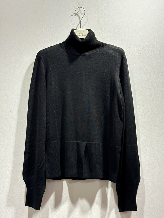 ALESSIA SANTI - Maglia dolcevita spacco, Nero