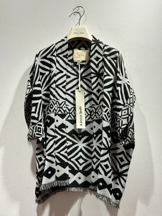 ALESSIA SANTI - Kimono fantasia, Nero