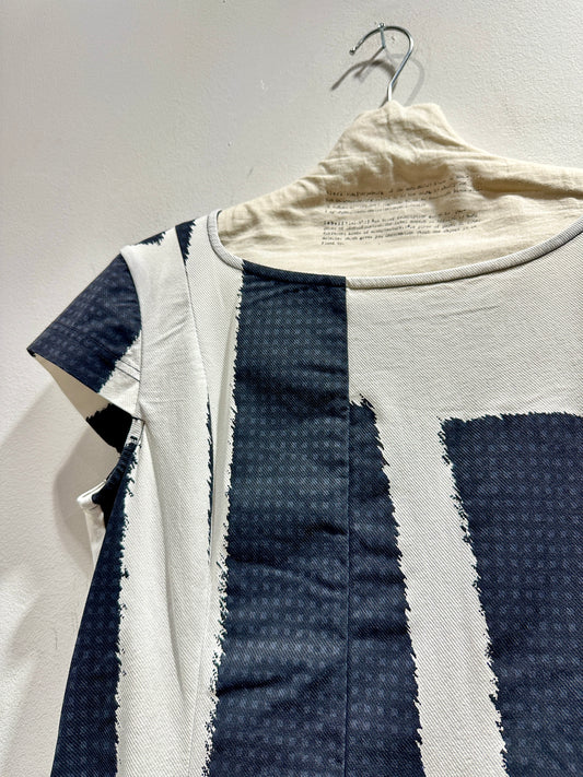 RUNDHOLZ - Abito linee, Black Print