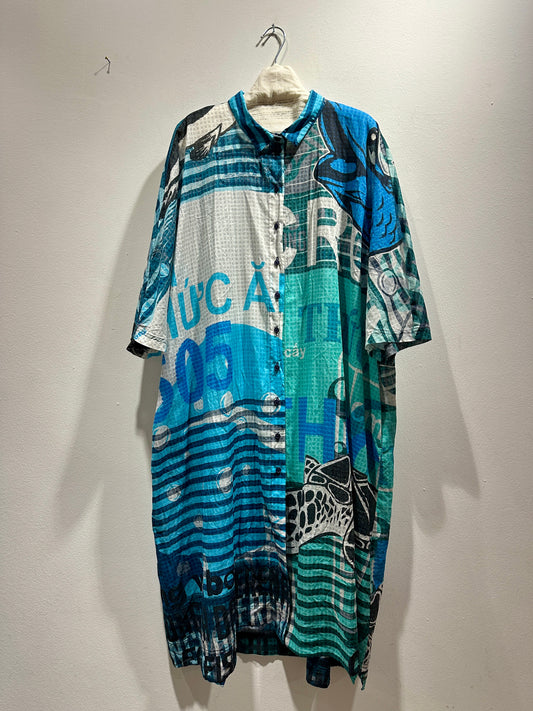 RUNDHOLZ - Tunica in cotone, Multicolor