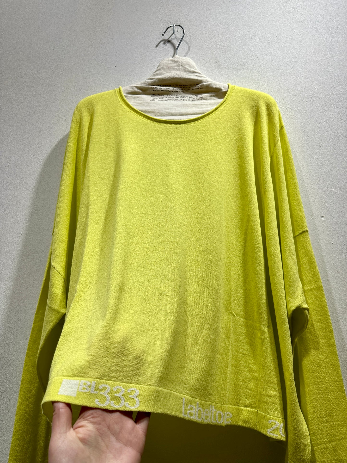 RUNDHOLZ - Maglia con scritte sul bordo, Sun