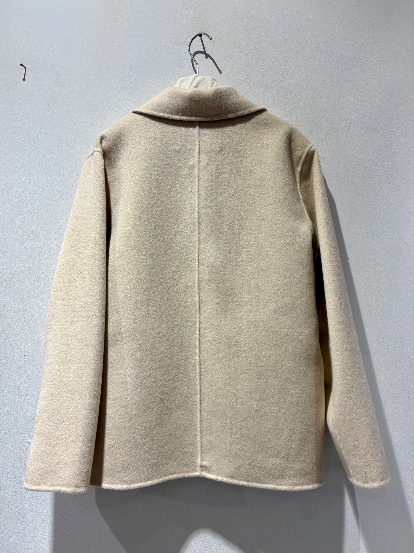 YERSE - Caban misto lana, Ecru