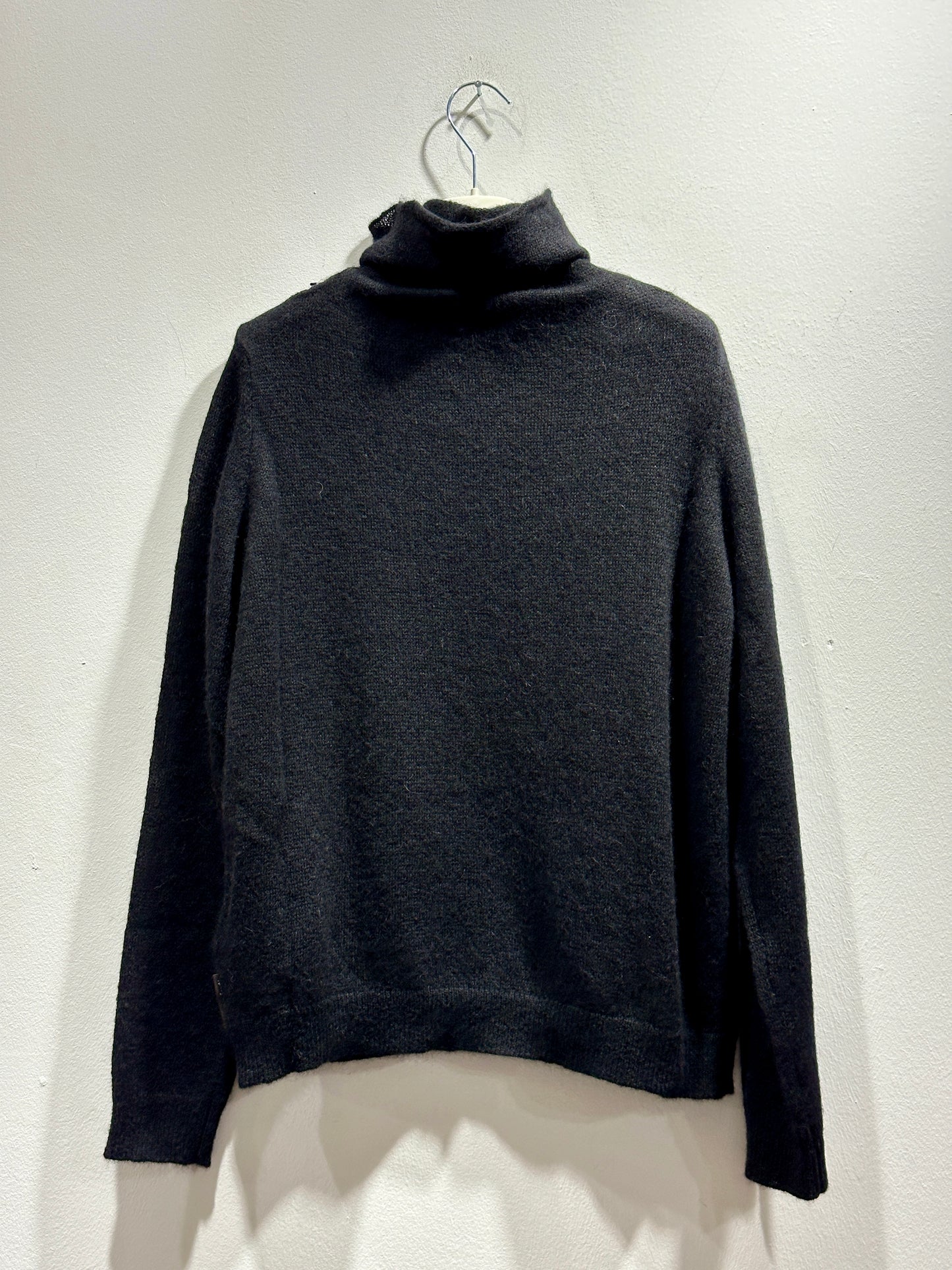 ALESSIA SANTI - Maglia dolcevita misto lana e alpaca, Nero
