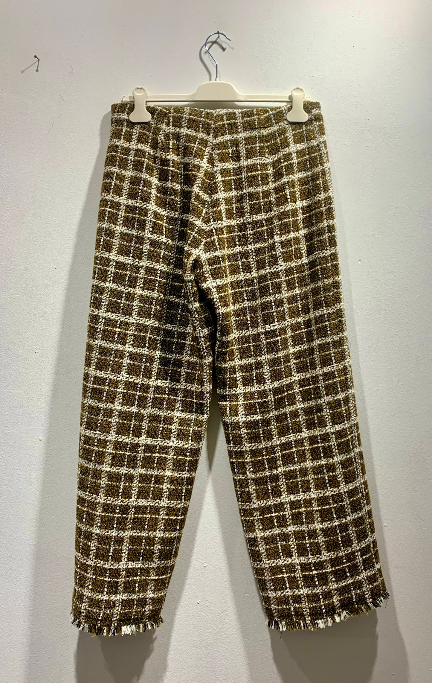 ALESSIA SANTI - Pantalone pied de poule, Verde