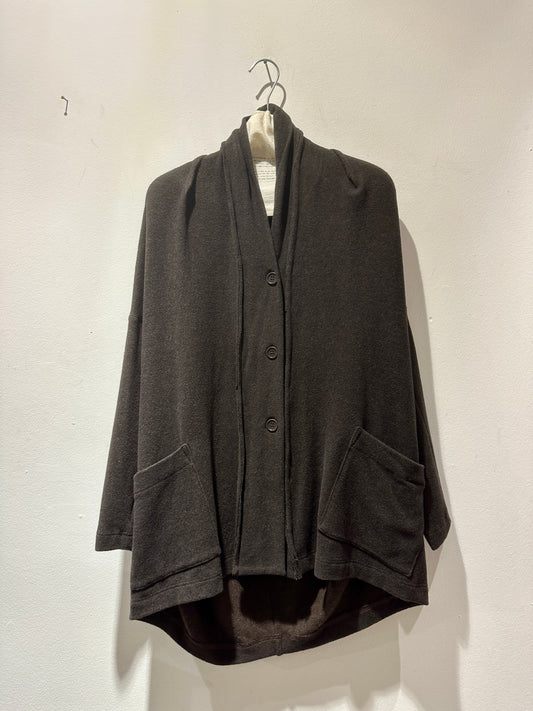 MANESERA - Cardigan in caldo cotone, Moro