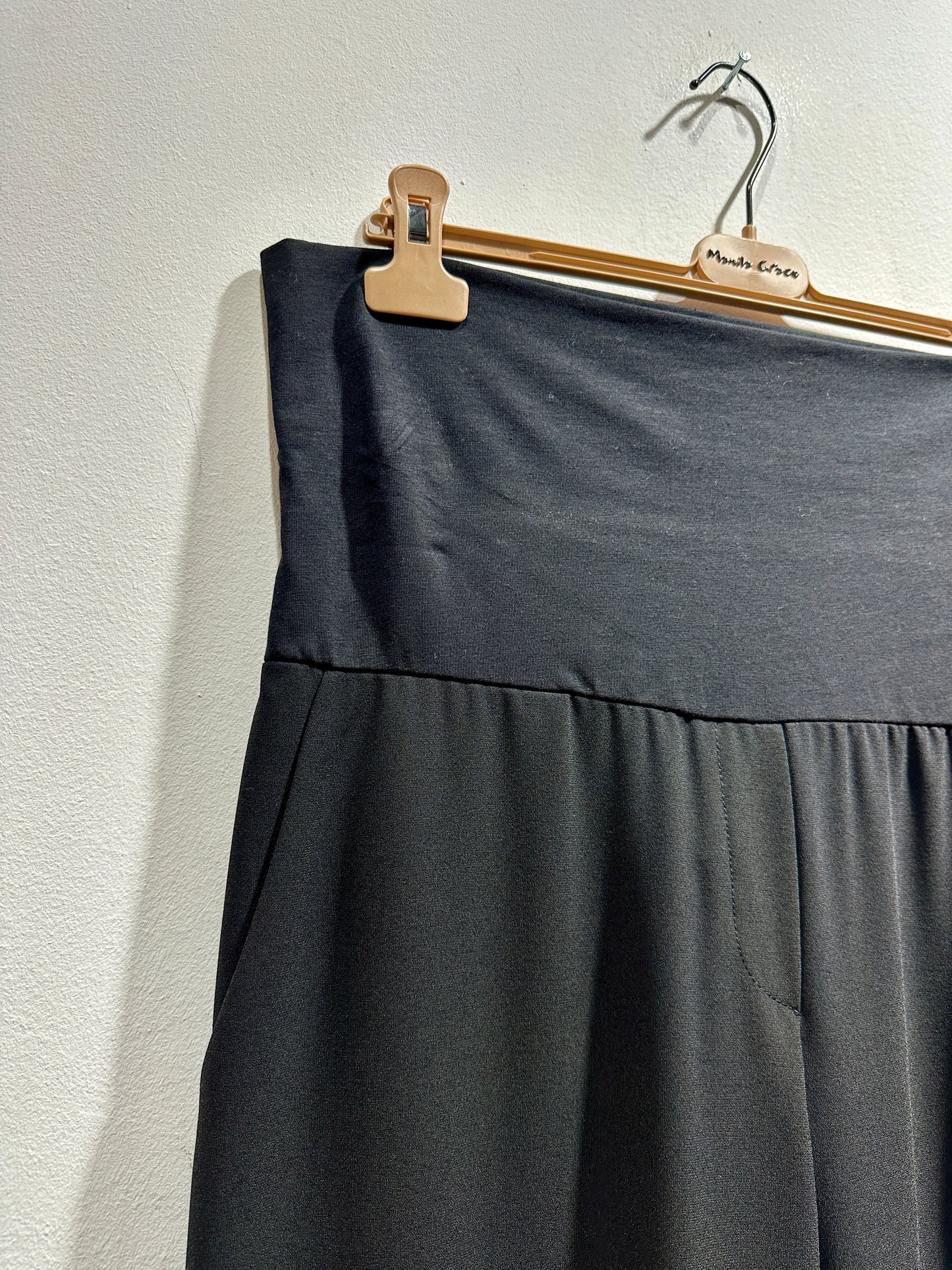 MANILA GRACE - Pantalone morbido, Nero