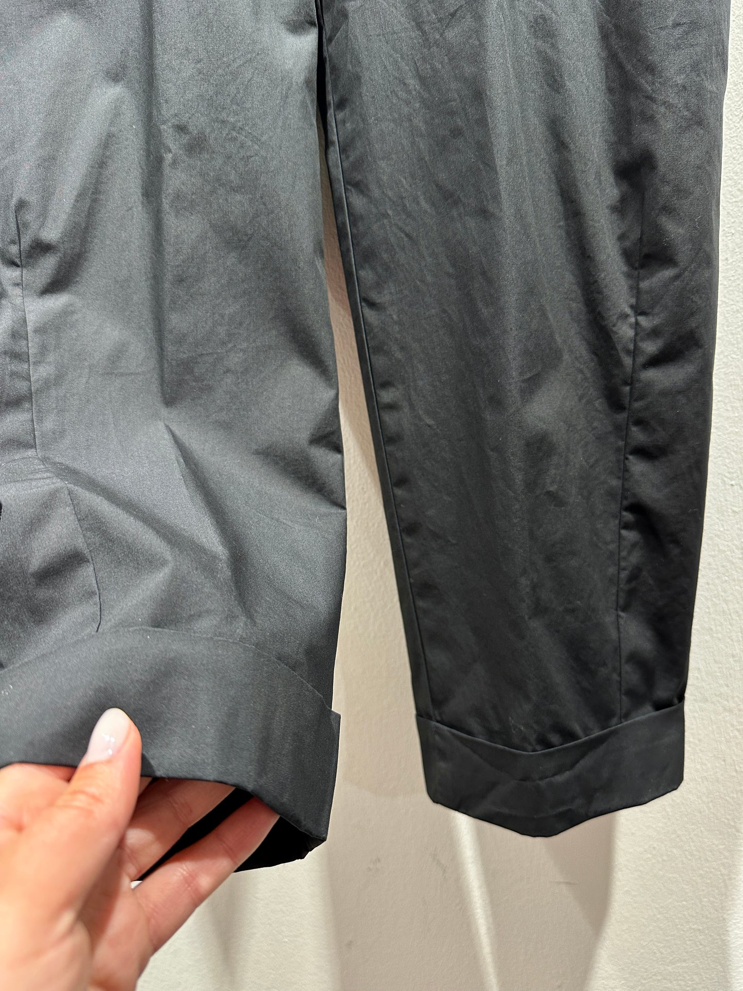 ALESSIA SANTI - Pantalone in cotone, Nero