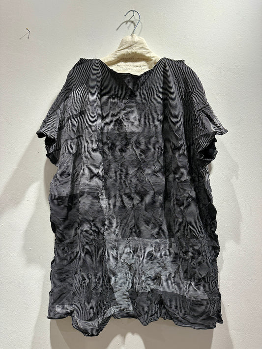 KNIT KNIT - T-shirt lunga stropicciata