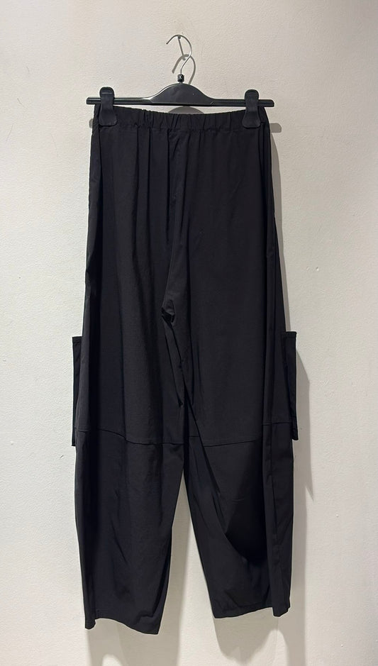 MANESERA - Pantalone cargo, Nero
