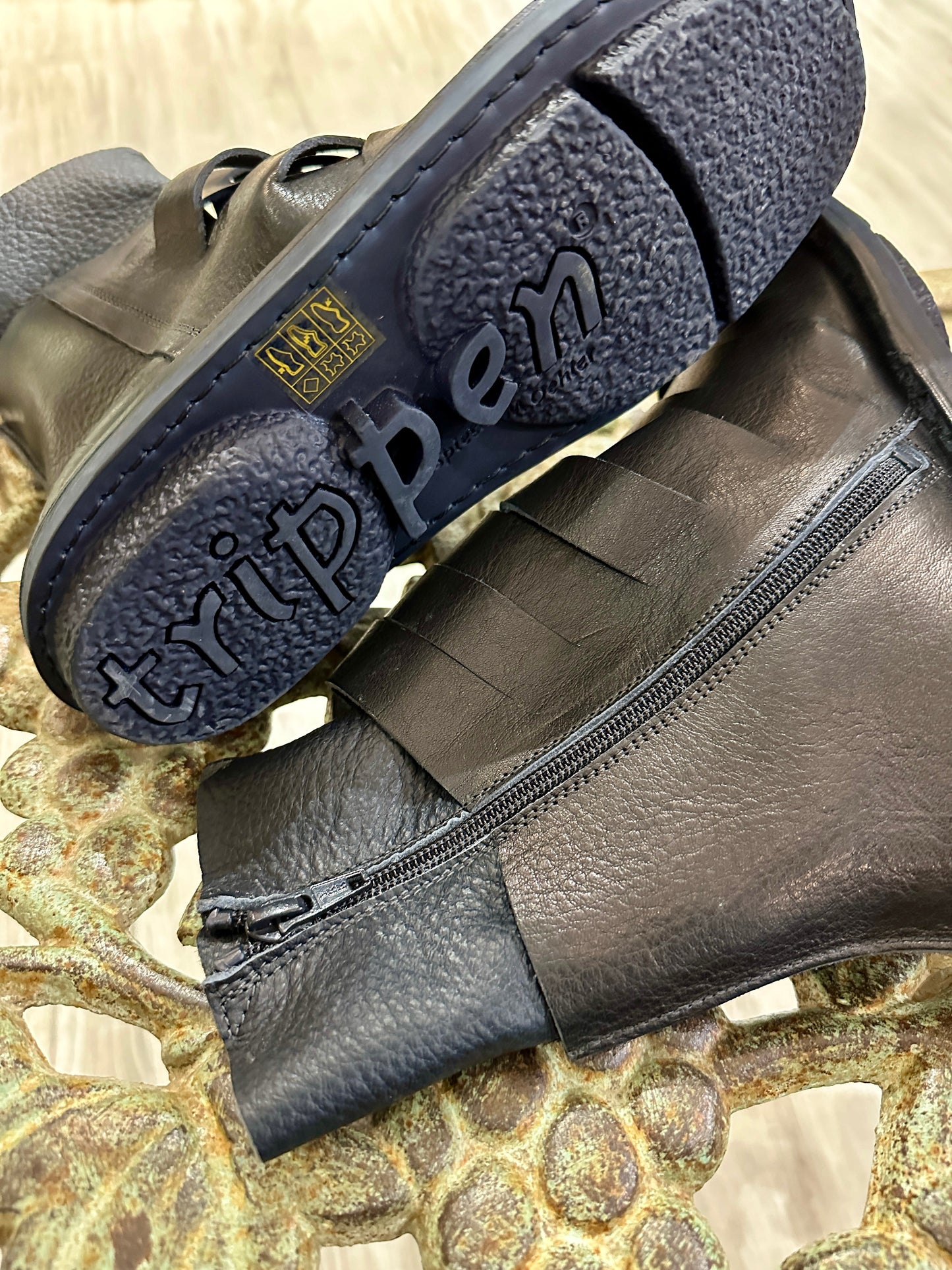 TRIPPEN - Stivaletto Cut-Hi Blu Navy