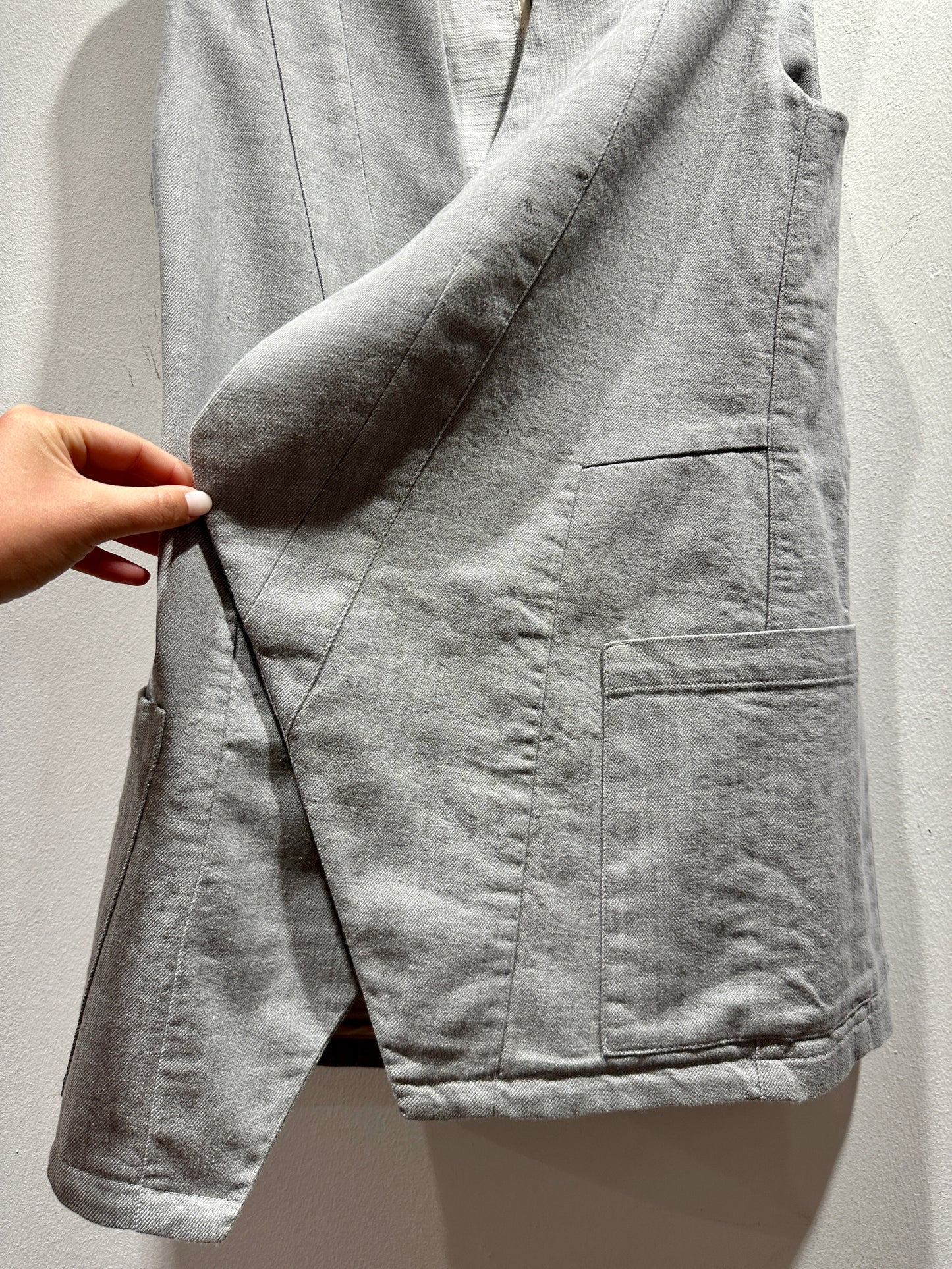 ALESSIA SANTI - Gilet in cotone, Grigio