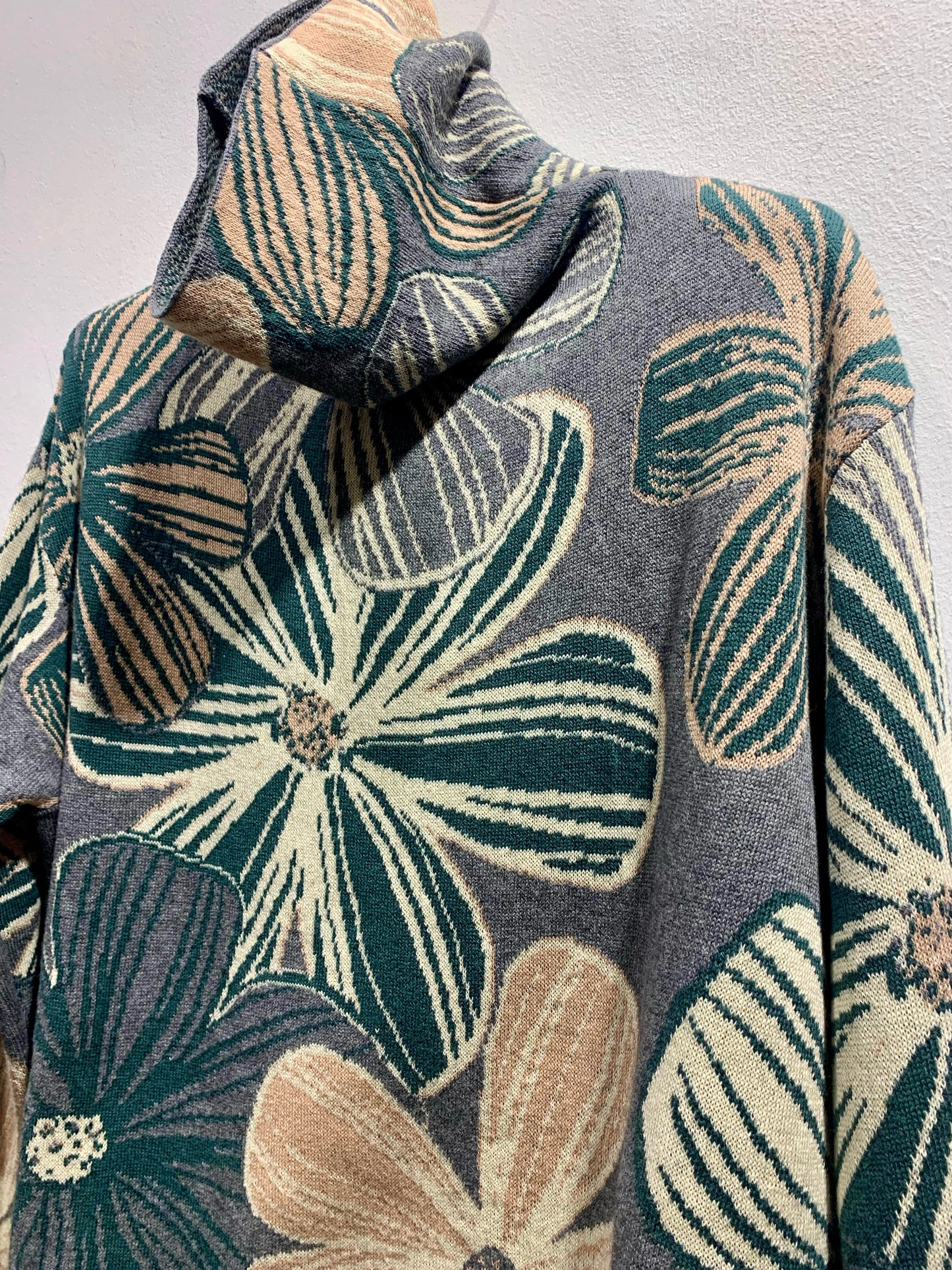 ALESSIA SANTI - Dolcevita stampa floreale, Grigio