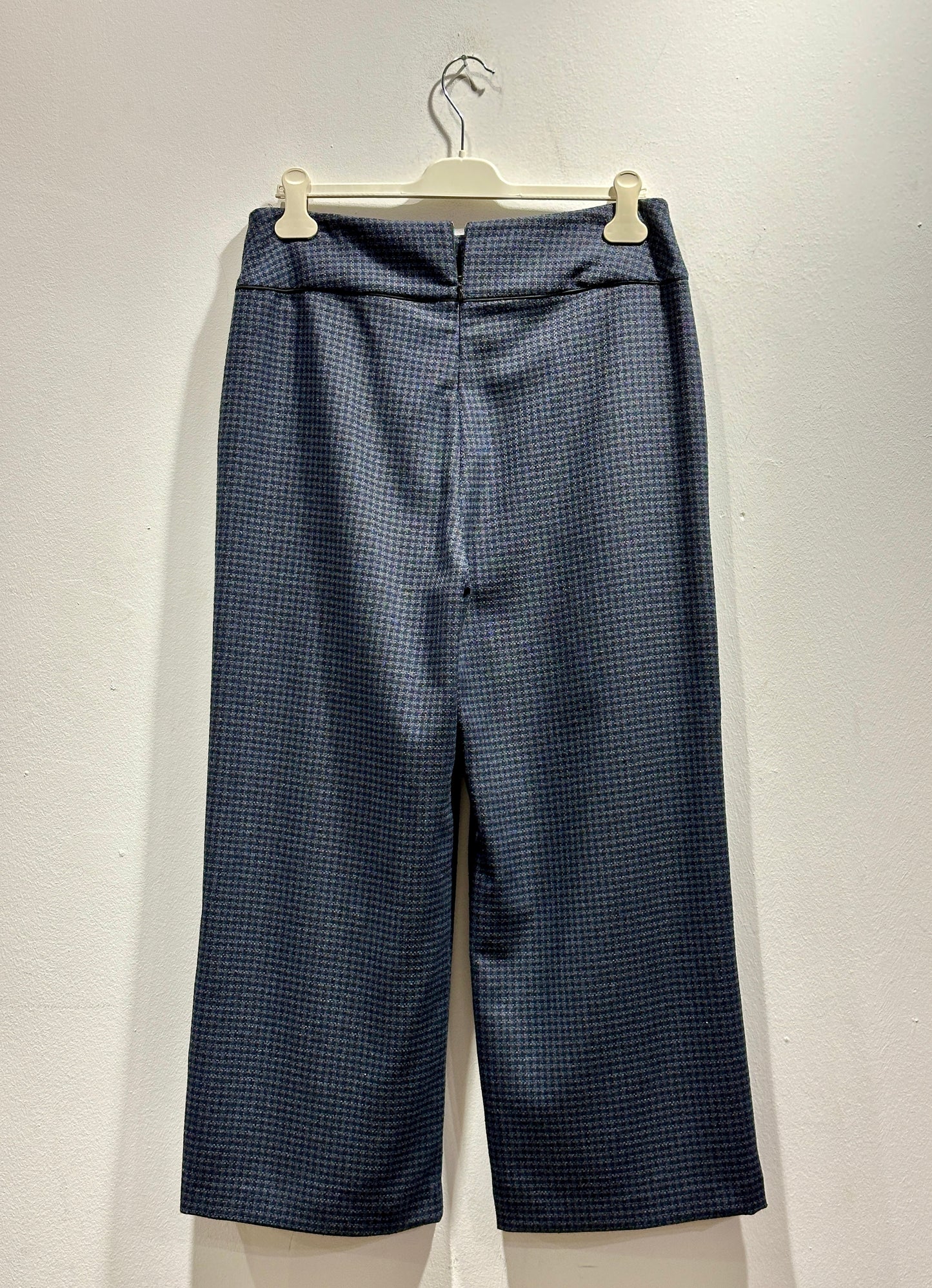 ALESSIA SANTI - Pantalone quadretti, Blu
