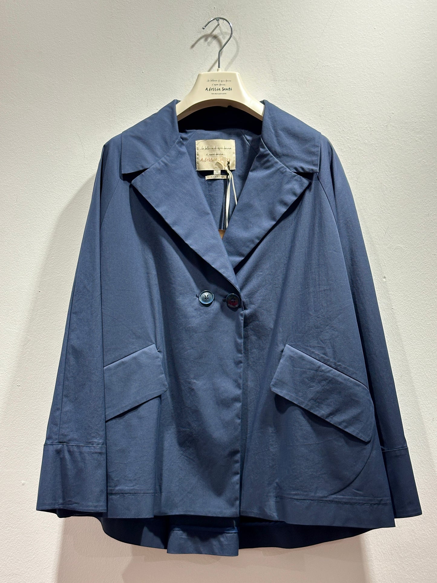 ALESSIA SANTI - Giacca in cotone, Blu