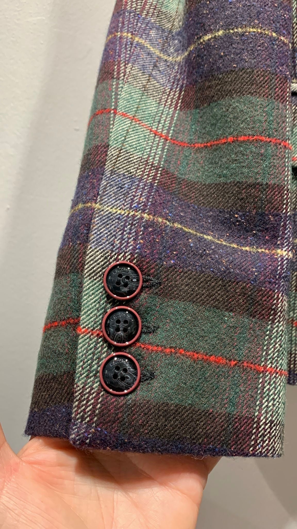 ALESSIA SANTI - Giacca fantasia scozzese