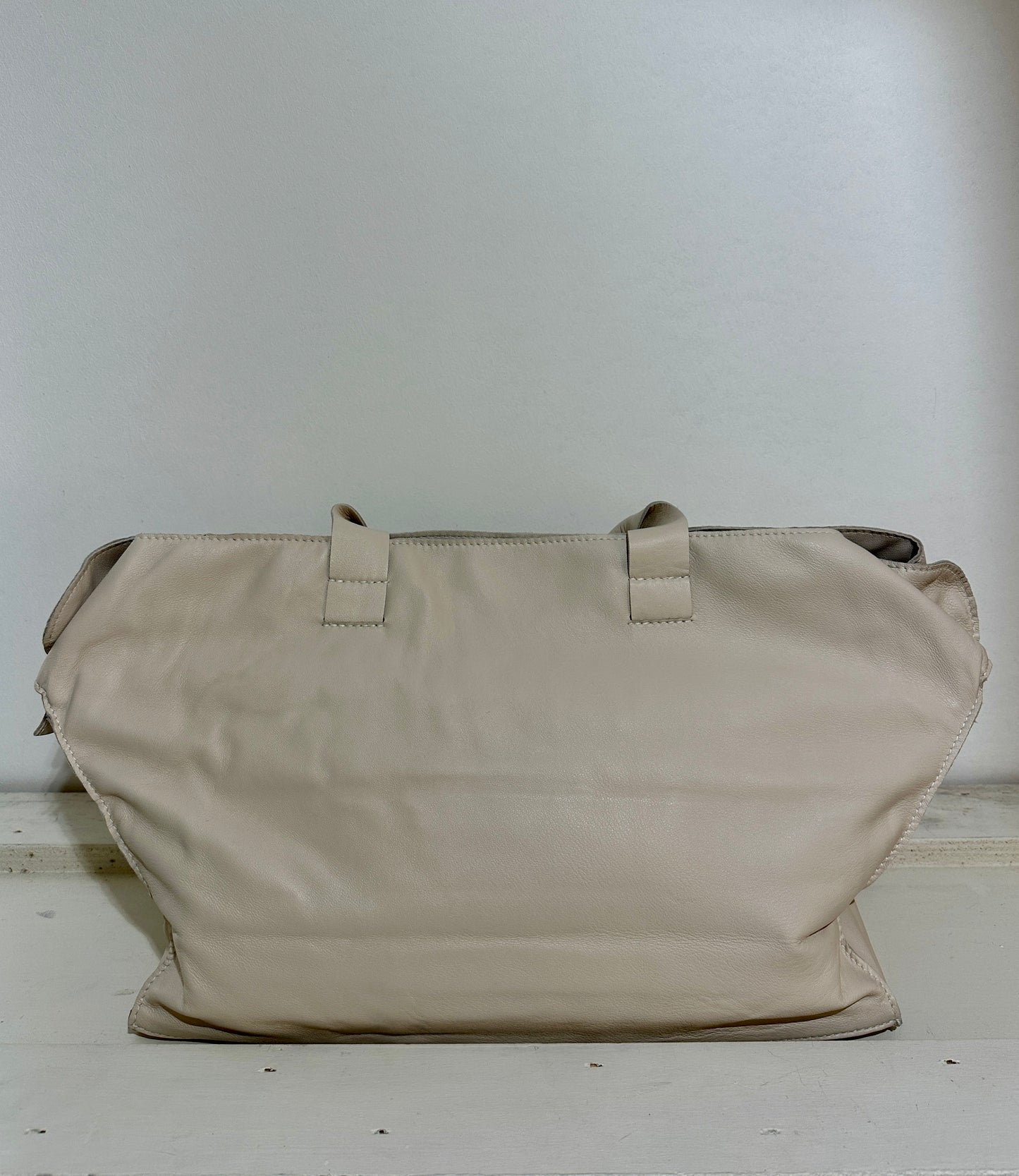 ALESSIA SANTI - Borsa in pelle, Ecru