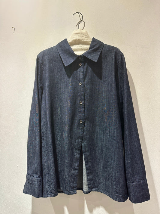 Thipo - Camicia denim, Blu