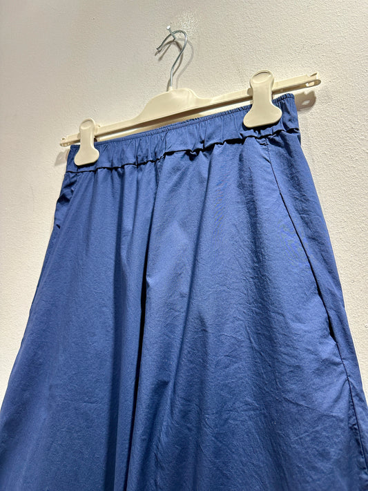 MAMA B - Pantalone in popeline Cervo P, Blu