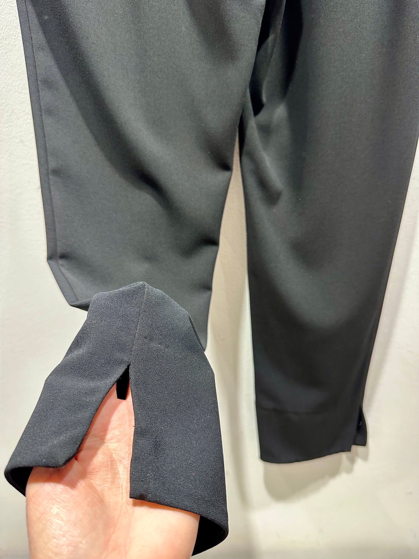 MANILA GRACE - Pantalone morbido, Nero