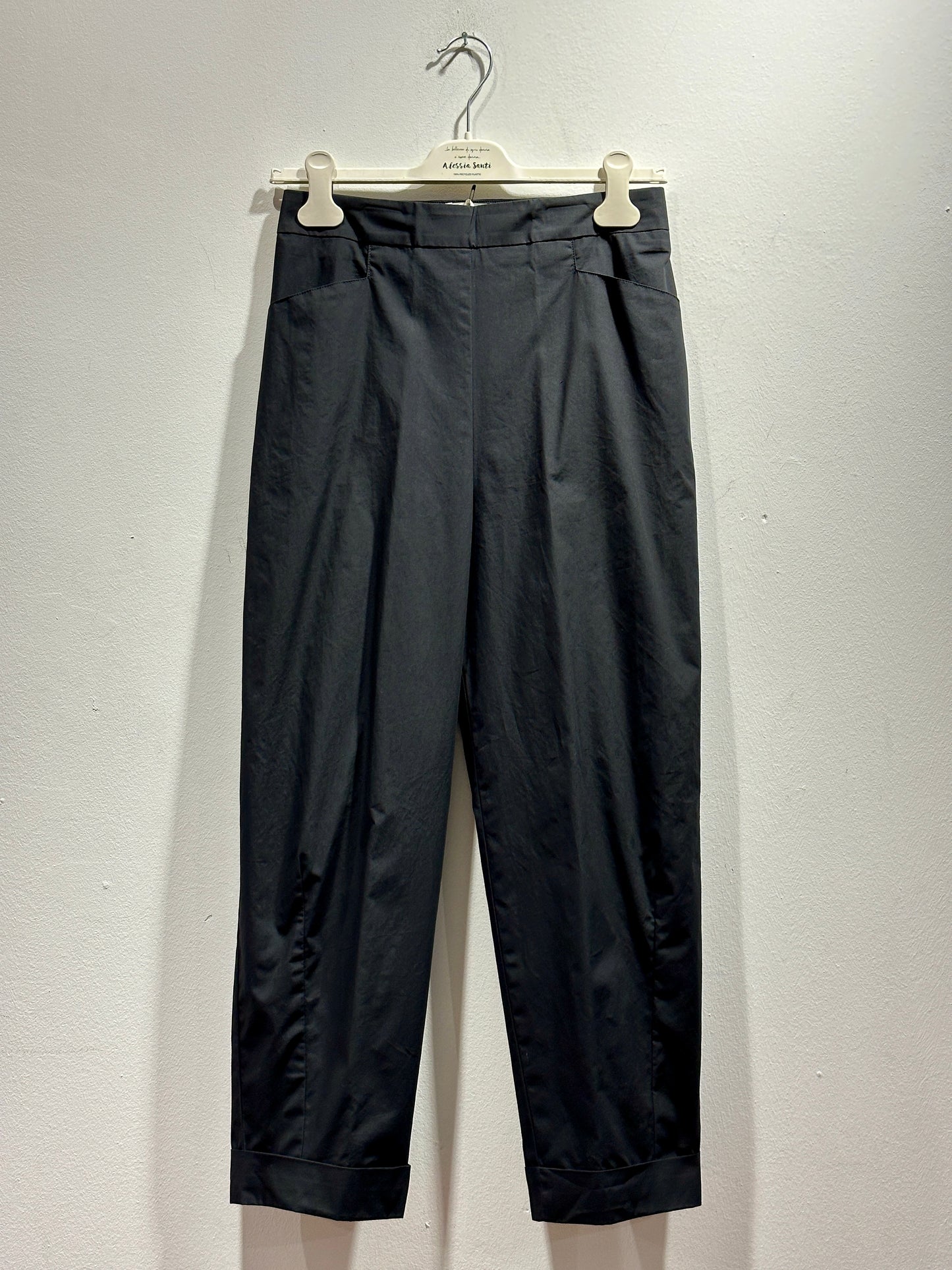 ALESSIA SANTI - Pantalone in cotone, Nero