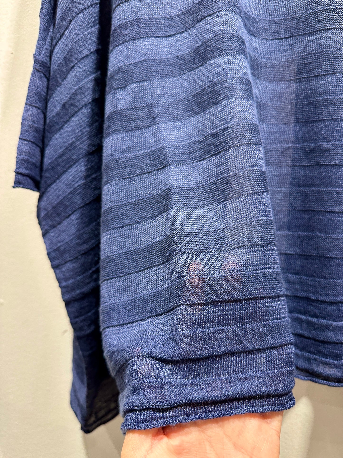 RUNDHOLZ - Maglia manica 3/4, Navy