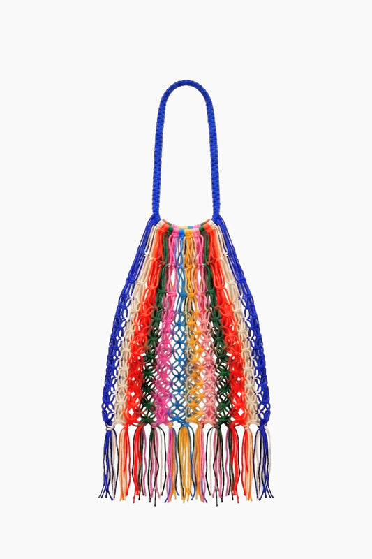 SHUIA SHUIA - Borsa crochet Ada, Klein