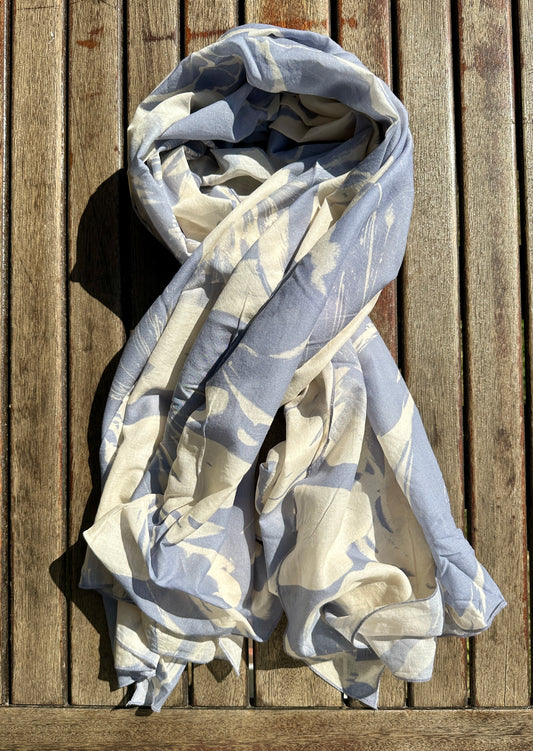 ALESSIA SANTI - Sciarpa fantasia, Azzurro