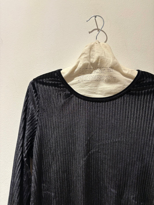 SUSY MIX - Maglia a coste, Nero