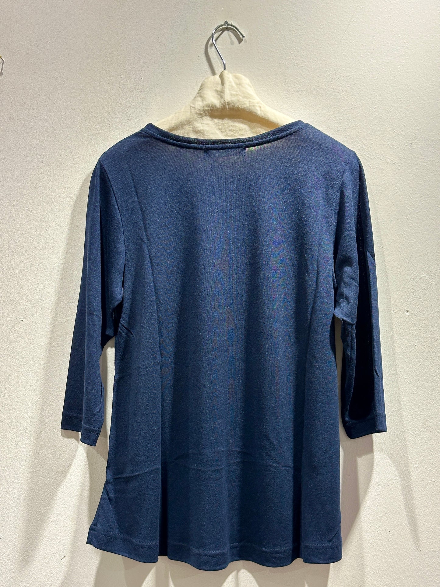 MAMA B - T-shirt Lattea L, Blu