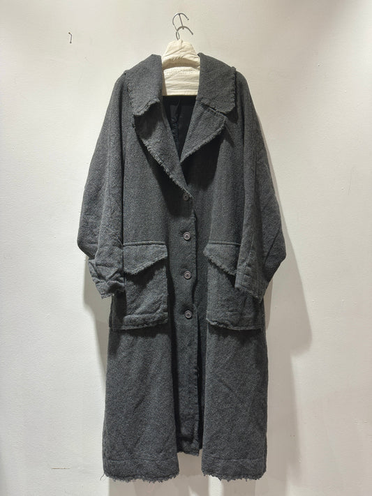 RUNDHOLZ - Cappotto lungo in lana, Grey