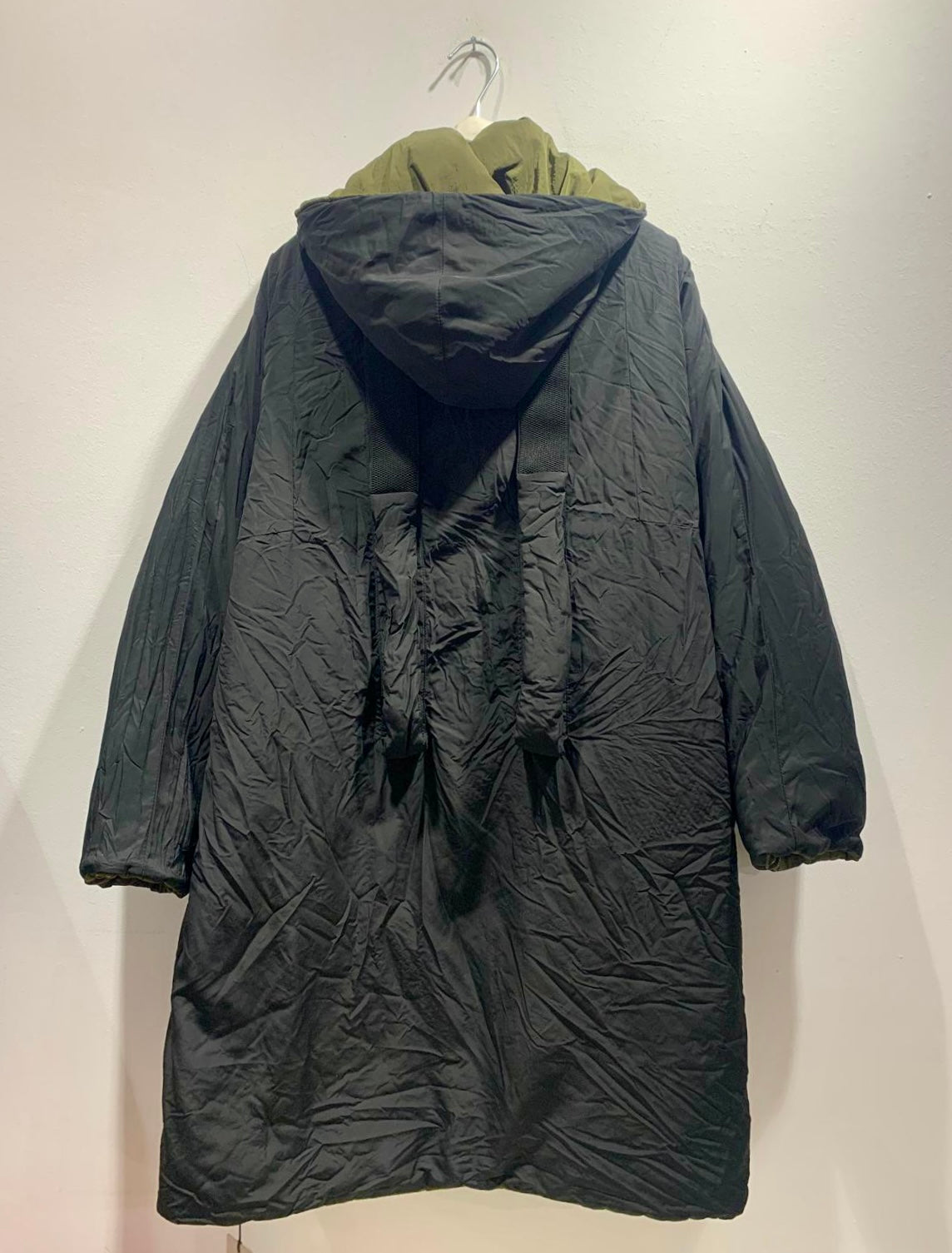 KIMONORAIN - Piumino Parka reversibile, Verde
